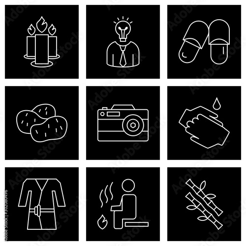 Simple Set of Universal Related Color Icons