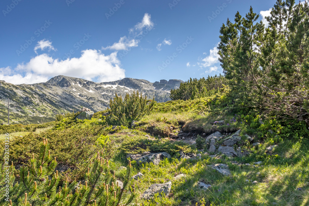Panoramic view around The Fish Lakes (Ribni Ezera), Rila mountain Panoramic view around The Fish Lakes (Ribni Ezera), Rila mountain