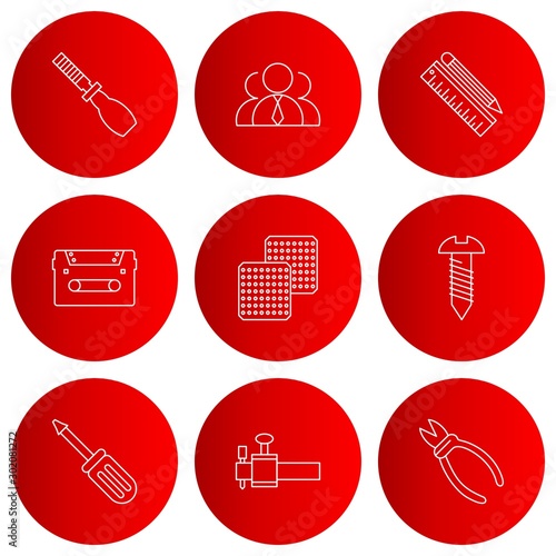 Set Of Universal Icons For Mobile Application and websites
