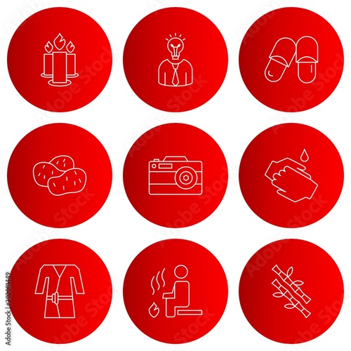 Simple Set of Universal Related Color Icons