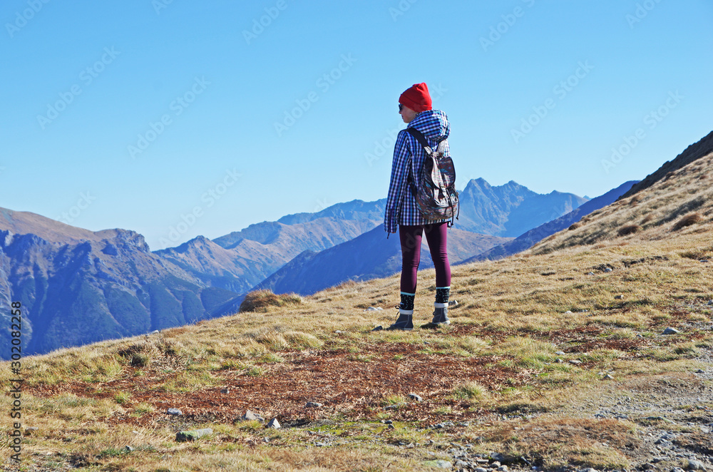Obraz premium Treking po górach