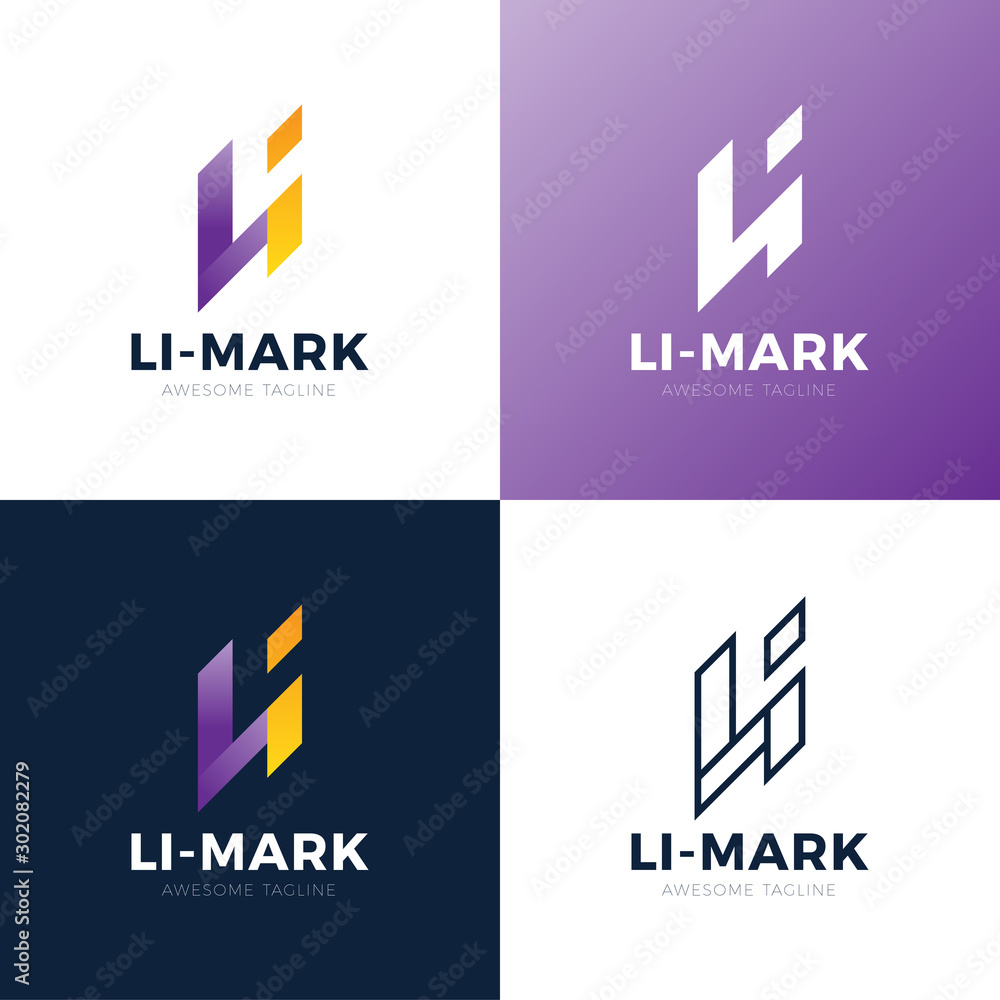 WebLi L I Abstract Line Alphabet Letter Combination Vector Logo Icon Design WebLi L I Abstract Line Alphabet Letter Combination Vector Logo Icon Design