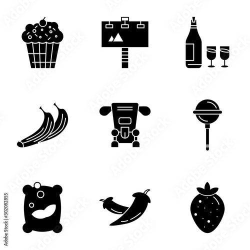 9 User interface Icon set for web and mobile applications