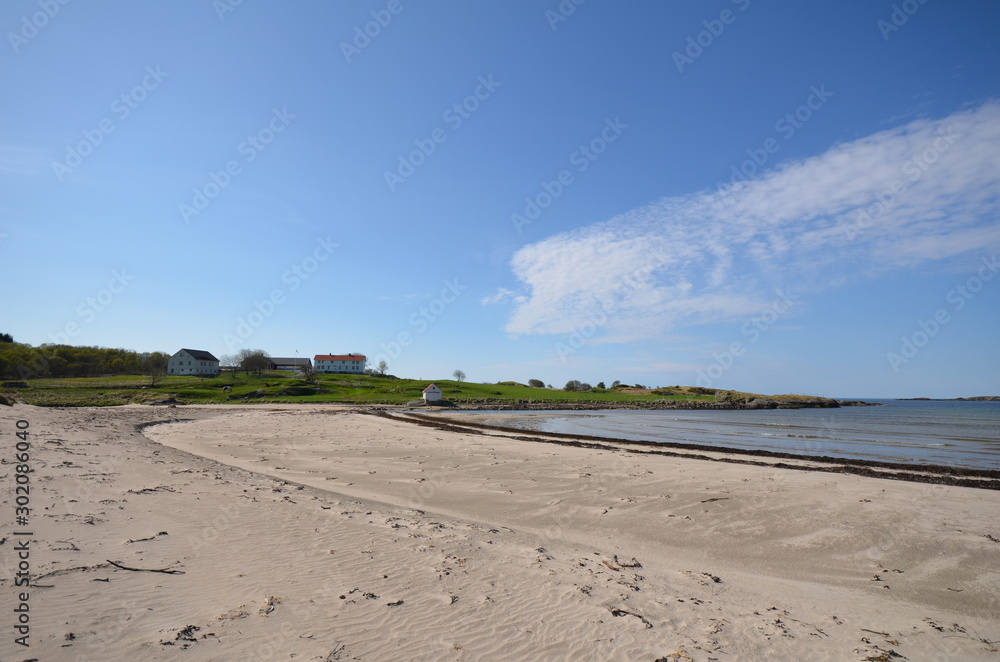 Fototapeta premium Farstad beach in Norway