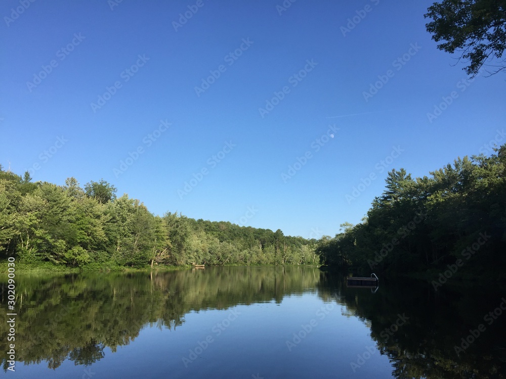 Fototapeta premium Cottage reflections