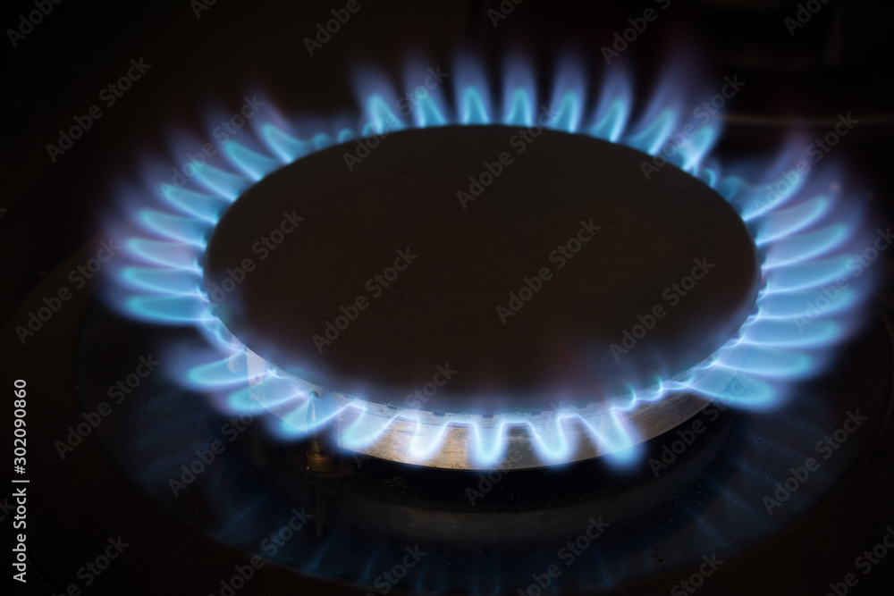 gas stove burner close-up, gas energy concept gas stove burner close-up, gas energy concept