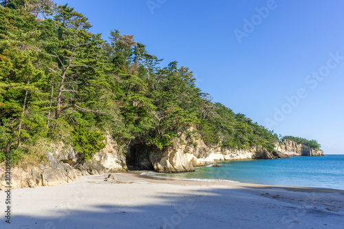 奥松島の嵯峨渓乙女ヶ浜