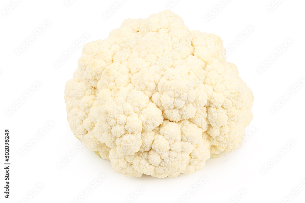 Cauliflower isolated on a white background. Food Cauliflower isolated on a white background. Food