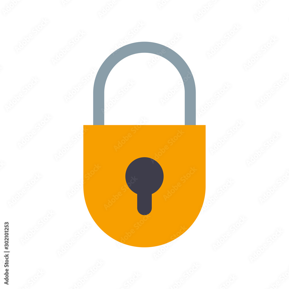Padlock icon. Security concept. Vector illustration. Padlock icon. Security concept. Vector illustration.
