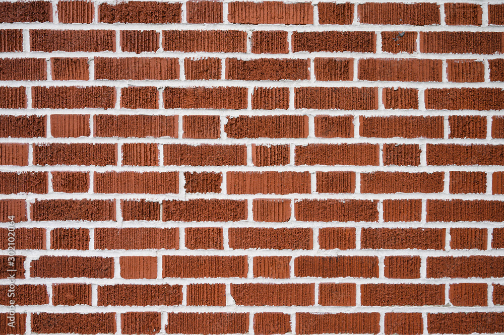 Fototapeta premium Red Brick Wall Background