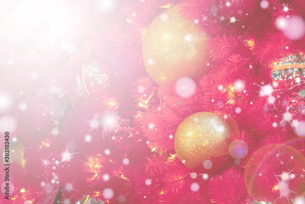 Christmas Background with bokeh light Christmas Background with bokeh light