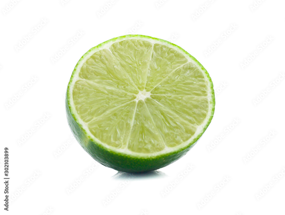 Lime isolated on white background