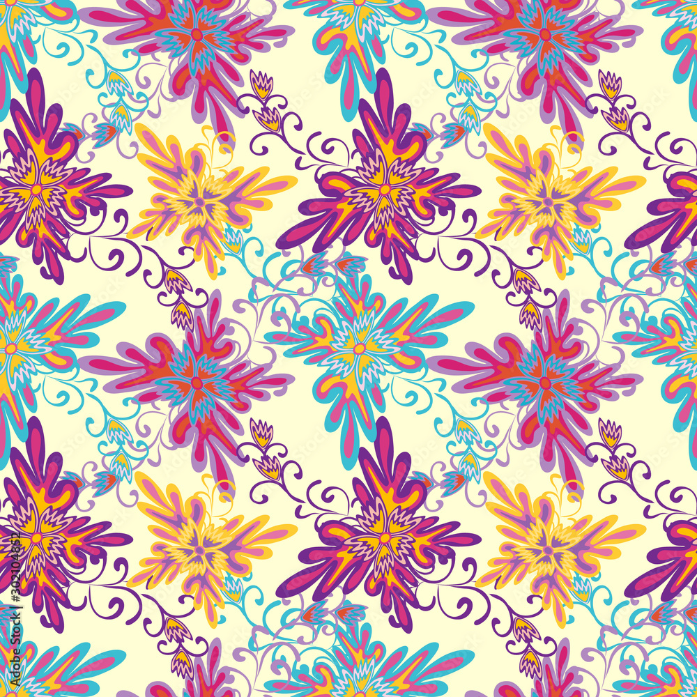 Naklejka premium abstract geometric seamless pattern grunge texture