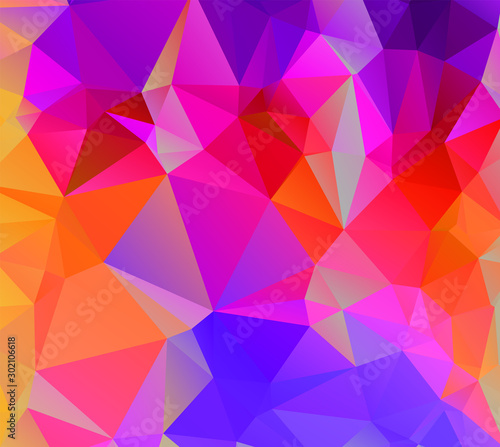 Abstract multicolor blue and purple background. Vector polygonal design illustrator