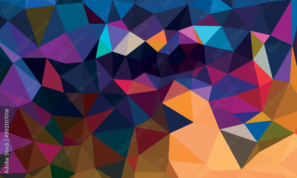 Obraz premium Abstract multicolor full Color rainbow background. Vector polygonal design illustrator