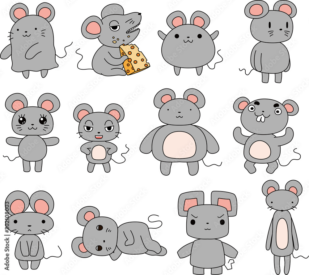 Character of various rat set Character of various rat set