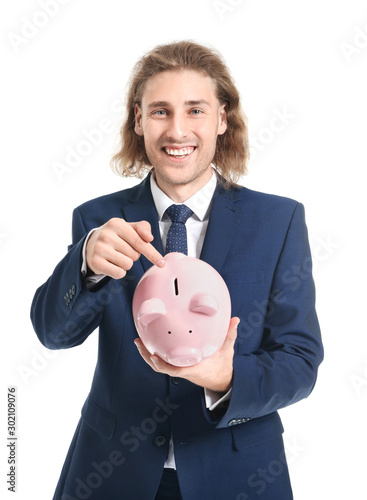 Handsome young businessman ...