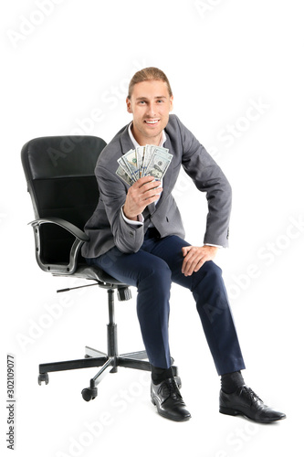 Handsome young businessman ...