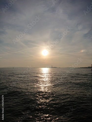 Sunset reflection in the Sea Water © Ajit