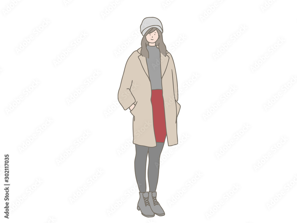 オシャレなおねえさん 冬 オシャレなおねえさん 冬