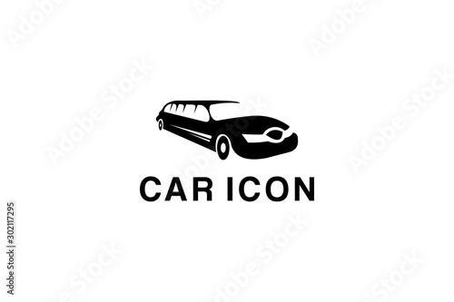 limousine logo icon vector isolated