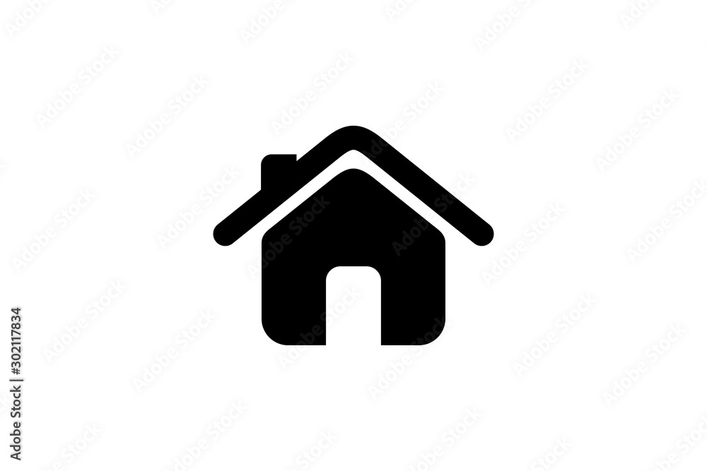 house logo icon vector isolated