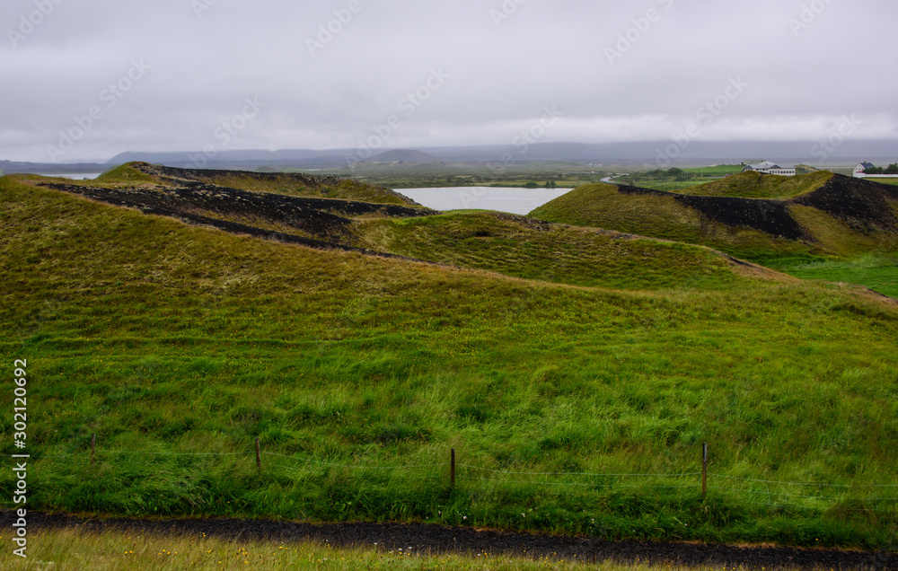 Skutustadir Craters, Iceland