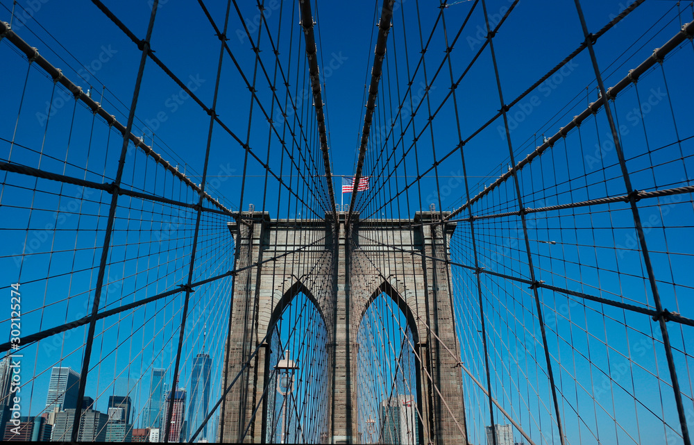 Fototapeta premium brooklin bridge w nowym jorku