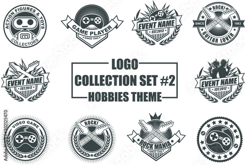 Vector Set Vintage Labels and Icons