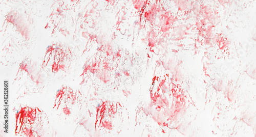 Abstract strokes of watercolor red paint for background