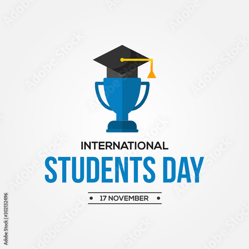 World Students Day Vector Design Template