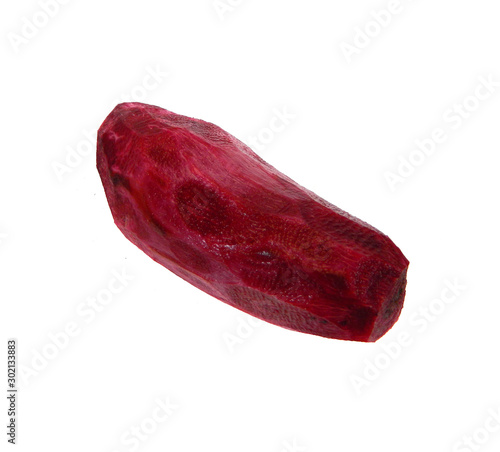 red beetroot isolated on white background