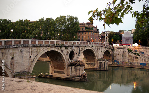 bridge in rome italy