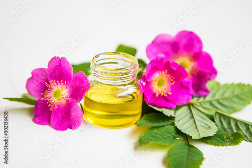 Rosehip flowers oil