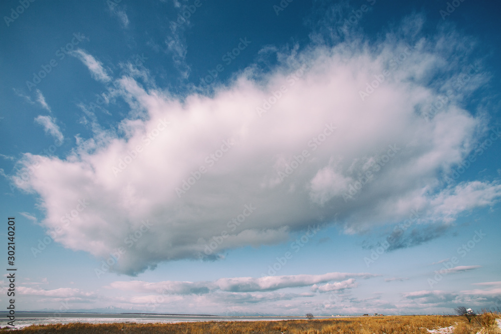 Obraz premium one big cloud at Hokkaido Japan