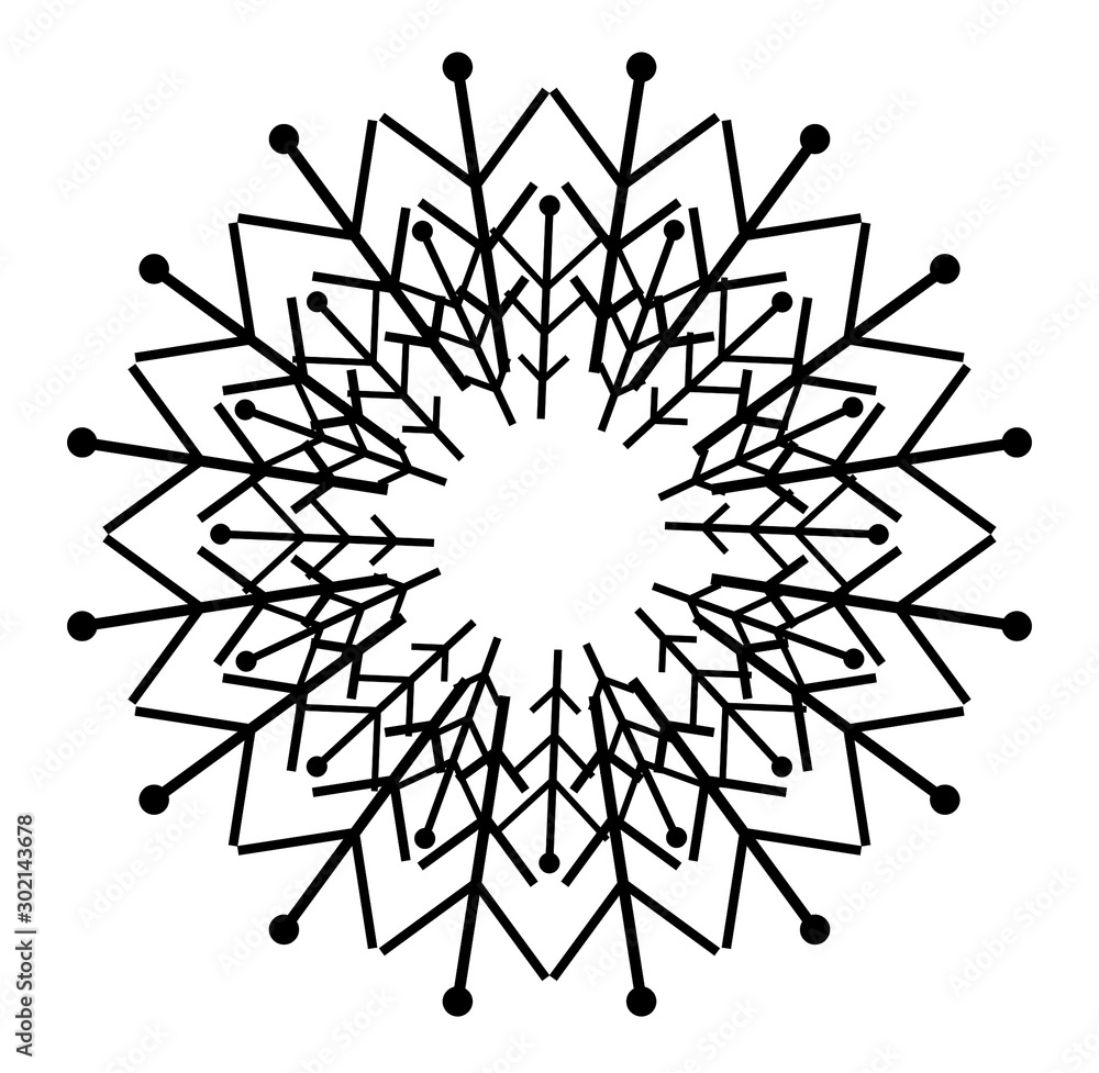 snowflake isolated on white background snowflake isolated on white background