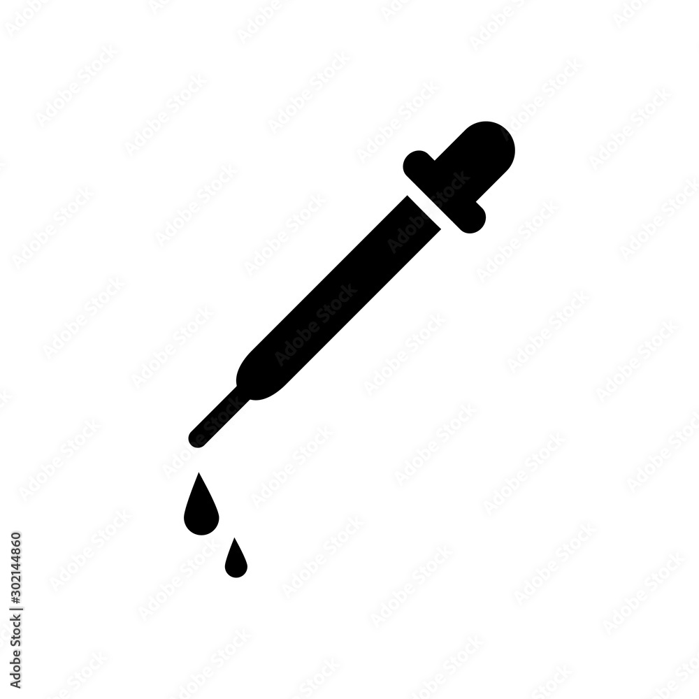 dropper icon trendy flat design dropper icon trendy flat design
