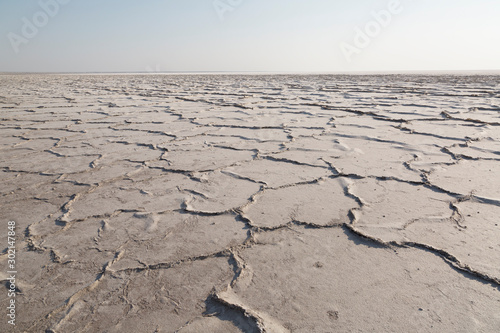 Barsakelmes salt lake near the Ustyurt plateau, Karakalpakstan, Uzbekistan