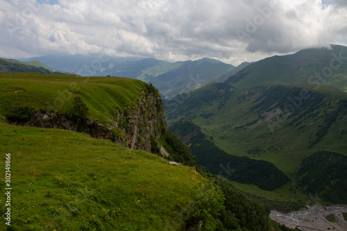 Mountain landscape view  Caucasus  Georgia