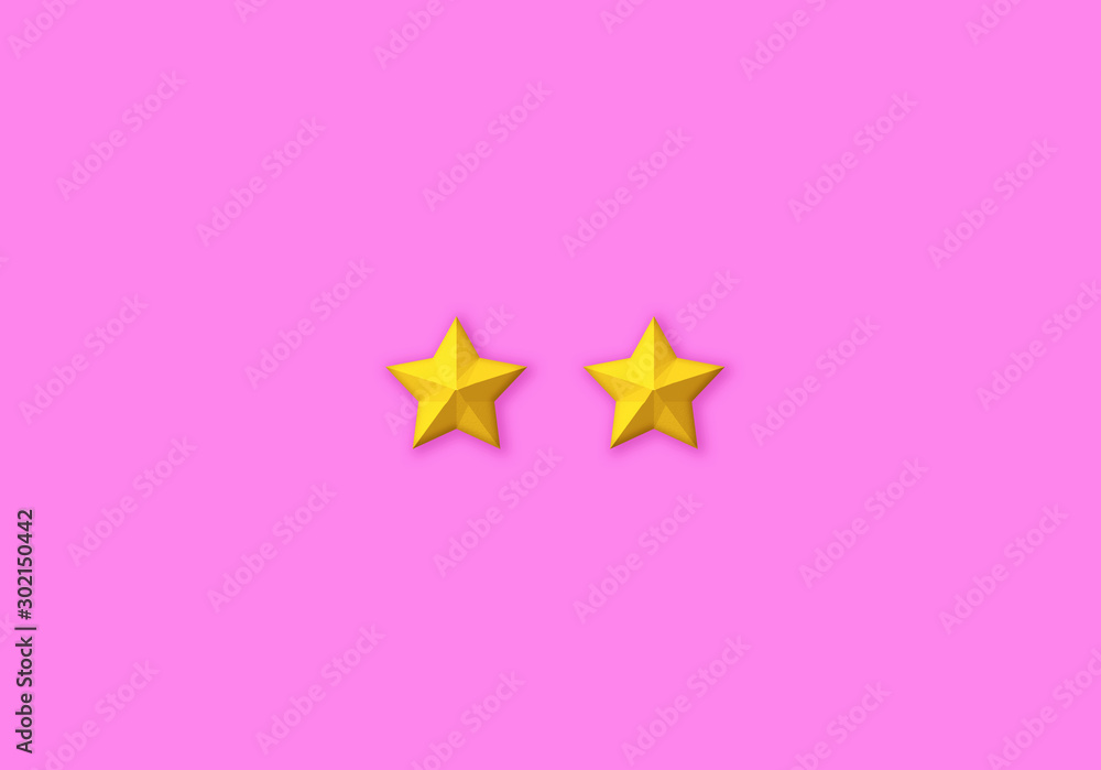 Three-dimensional star mark used for evaluation or rank or grade. 評価、グレード、ランクなどに使用する星マーク Three-dimensional star mark used for evaluation or rank or grade. 評価、グレード、ランクなどに使用する星マーク
