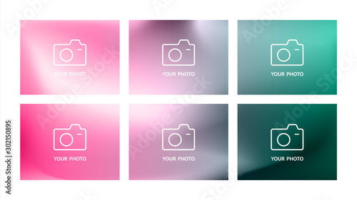 Brochure cover infographics used in marketing and advertising