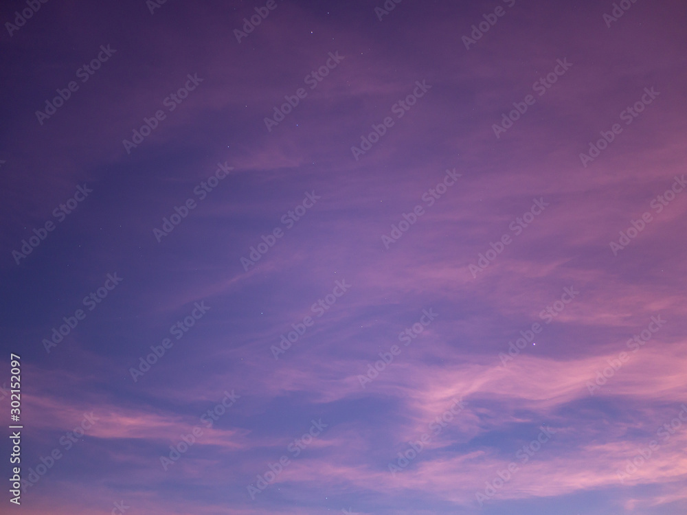 Beautiful sky and clouds in the evening,sky in twilight time background.