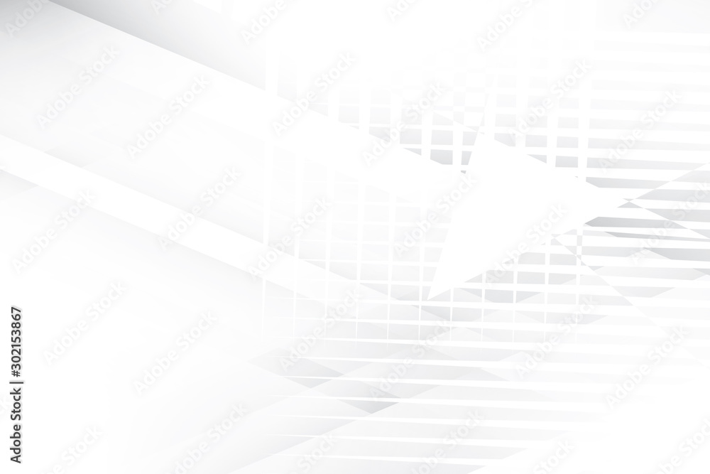 Fototapeta premium Abstract geometric white and gray color background. Vector, illustration.