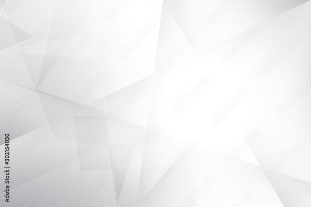 Obraz premium Abstract geometric white and gray color background. Vector, illustration.
