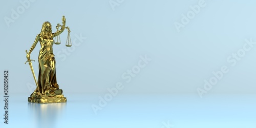 Bilde på lerret Statue Lady Justice