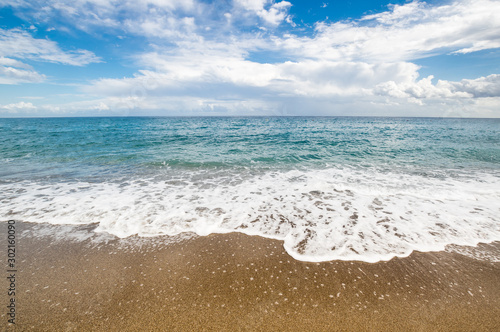 The coast of Mediterranean sea