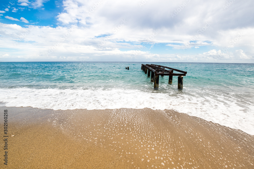 The coast of Mediterranean sea