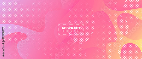 Pink Fluid Illustration. Ra...