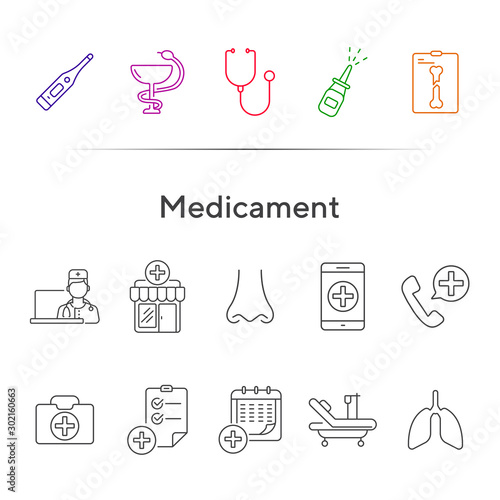 Medicament icons