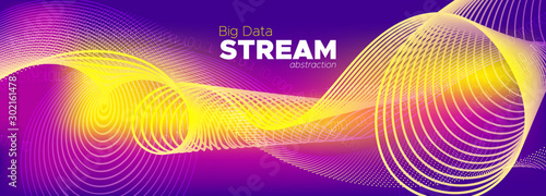 Big Data Vector. Colorful M...